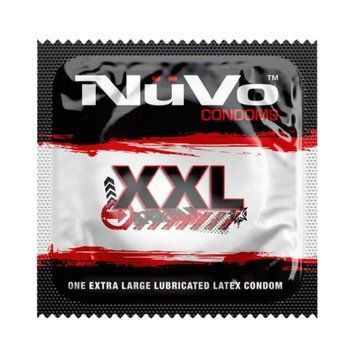 Презерватив із латексу преміум-класу Nuvo Condoms Large великого розміру (ціна за 1 шт.) NV401C фото