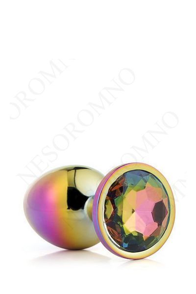 Dt21781 Райдужна анальна пробка GLEAMING LOVE MULTICOLOUR PLUG SMALL DT21781 фото