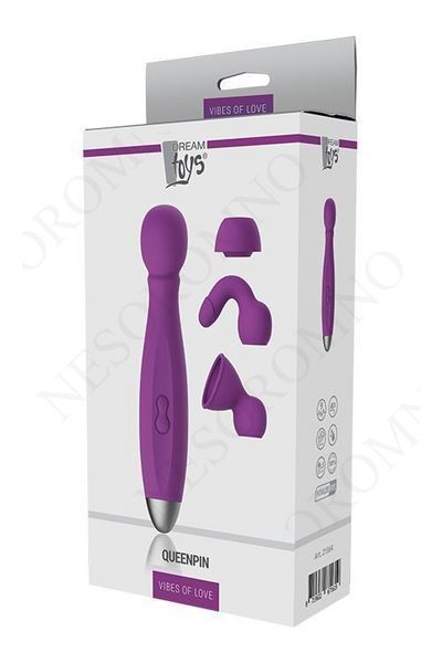 Вібромасажер DREAM TOYS QUEENPIN PURPLE DT21364 фото