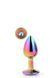 Dt21781 Райдужна анальна пробка GLEAMING LOVE MULTICOLOUR PLUG SMALL DT21781 фото 1