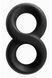 Ерекційне кільце подвійне NS Novelties Renegade Infinity Ring чорне T280577 фото 1