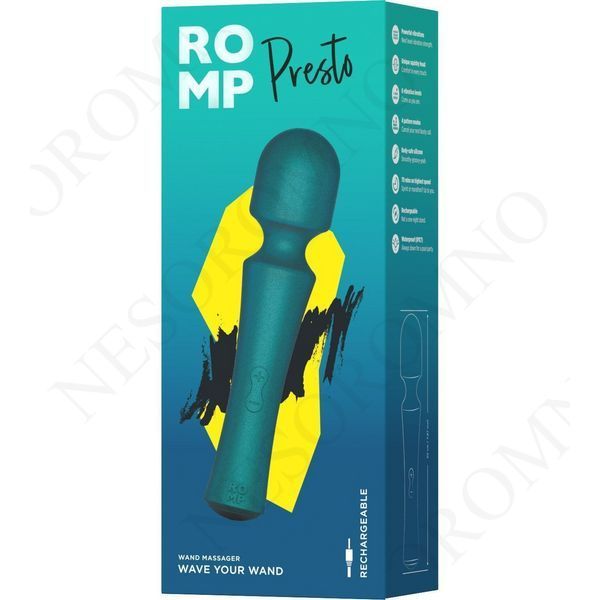 Масажер-мікрофон універсальний ROMP Presto у металевому корпусі, зелений RPPR1SG9 фото