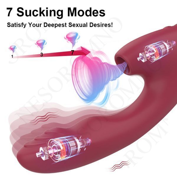 Подвійний вібратор Wibrator-Silicone Vibrator USB 7+7+7 функцій 63-00062 фото