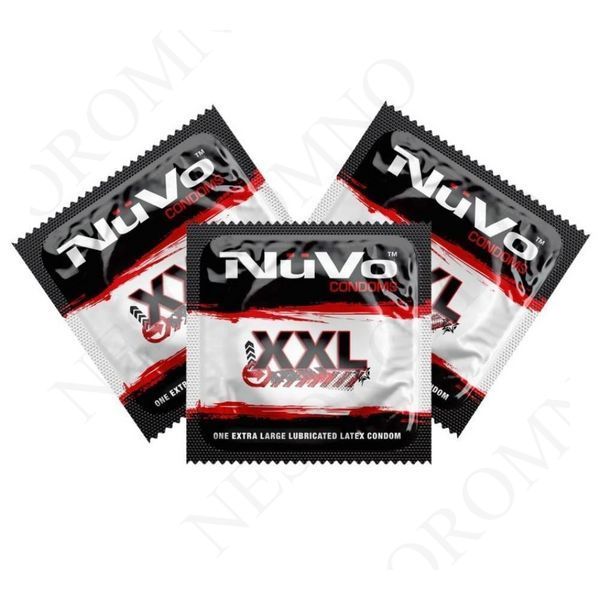 Презерватив із латексу преміум-класу Nuvo Condoms Large великого розміру (ціна за 1 шт.) NV401C фото