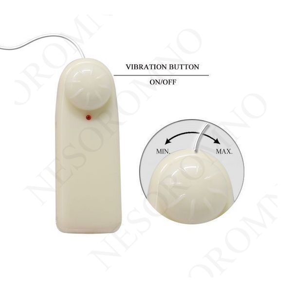 Страпон порожнистий (фалопротез) з вібрацією Baile Vibrating Strap On, беж, 19 &times; 4 см 6603195 фото