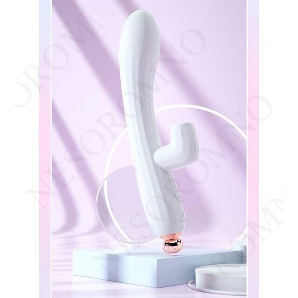 Вакуумний вібратор-кролик LILO "Emily" USB - Білий - Смарт іграшки X0000591-2 фото