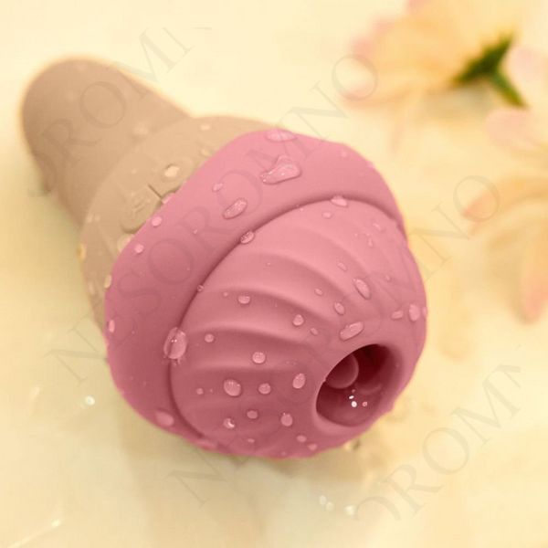 Вібратор та вакуумний стимулятор з язичком Sweet Em 0067F у формі морозива 02184/CDB.0067F фото