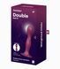 Фалоімітатор вагінально-анальний з обтяженими кульками Satisfyer Double Ball-R, бордовий ST4048680 фото 4