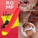 Класичний вібратор із рельєфом Romp Hype червоний W44032 фото 8