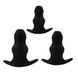 Набір анальних тунелів Chisa Black Mont Rippled Anal Juicer Kit, чорний 42135 / CN-541442135 фото 2