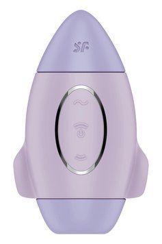 Вібратор Satisfyer Mission Control з вакуумною стимуляцією клітора, фіолетовий ST60088 фото