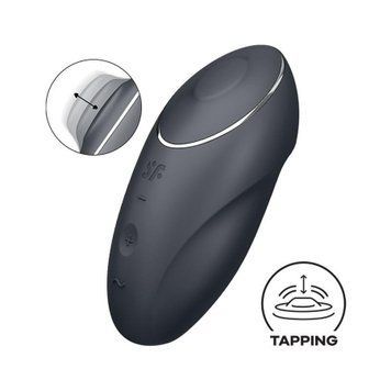 Вібратор Satisfyer Tap & Climax 1 для клітора, чорний EX25060 фото