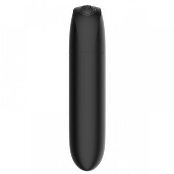Віброкуля Powerful Bullet Vibrator USB 20 Functions - Matt Black BS22045 фото