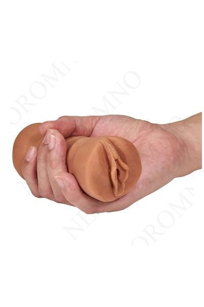 Мастурбатор вагін реалістичний Blush M For Men Sofia з вібруючою кулею, коричневий T331236 фото