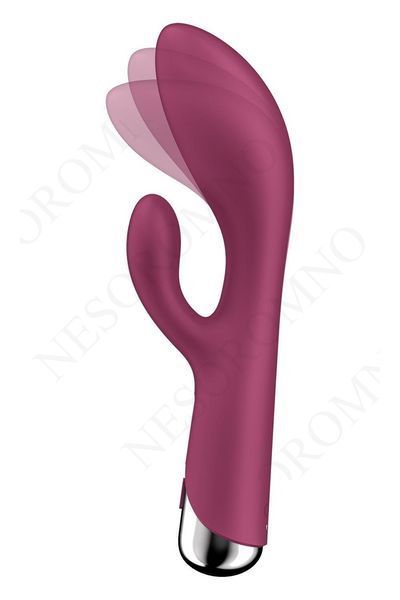 Вібратор-кролик Satisfyer Spinning Rabbit 1 для точки G та клітора, червоний ST4048727 фото