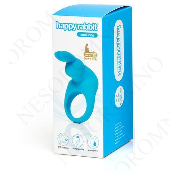 Ерекційне кільце Happy Rabbit Rechargeable Cock Ring Blue FS84679 фото