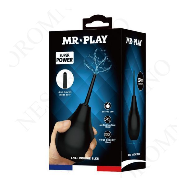 Анальний душ Pretty Love MR PLAY чорний, 224 мл QX-004-MR-1 фото