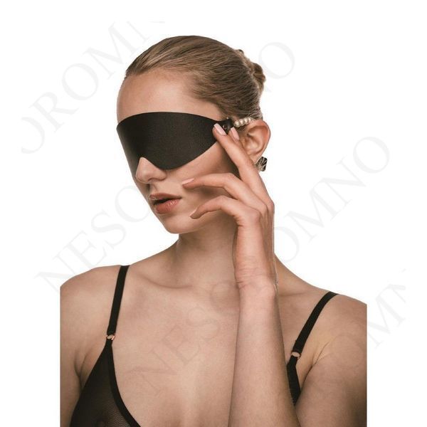 Маска BDSM Boudoir Pearl Blindfold Guilty Pleasure, чорно-золота GP520153 фото