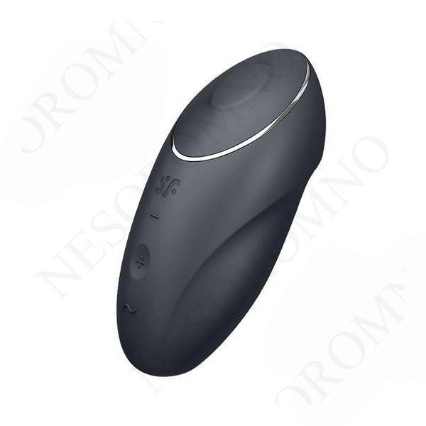 Вібратор Satisfyer Tap & Climax 1 для клітора, чорний EX25060 фото