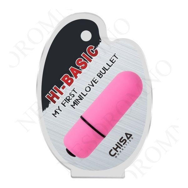 Віброкулька Chisa HI-BASIC Mini Love Bullet з ABS-пластику, рожева 912698 /CN-390912698 фото