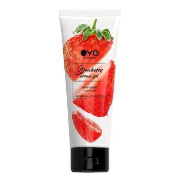 Універсальний гель-лубрикант OYO Strawberry на водній основі, з ароматом полуниці, 75 мл OYO01003 фото