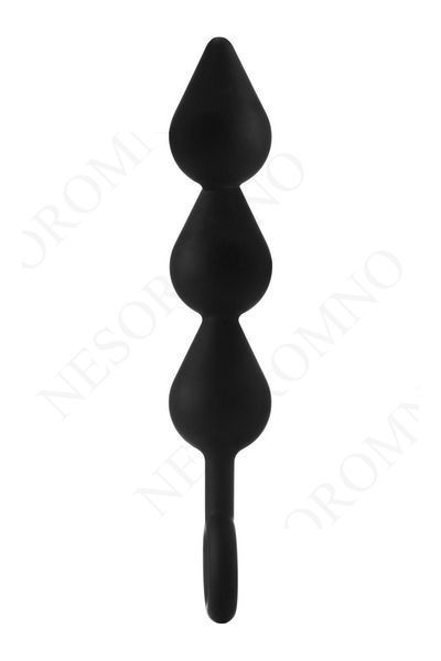 Анальна потрійна ялинка Dream Toys FantASStic, чорна DT22001 фото