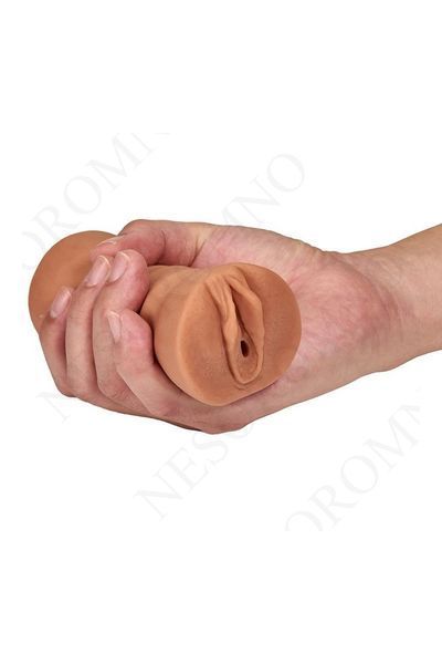 Мастурбатор реалістичний Blush M For Men Julieta з кулею, що вібрує, бежевий T331238 фото