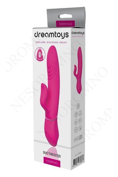 Вібратор-кролик Dreamtoys Essentials Duo Thruster для клітора, рожевий DT21600 фото
