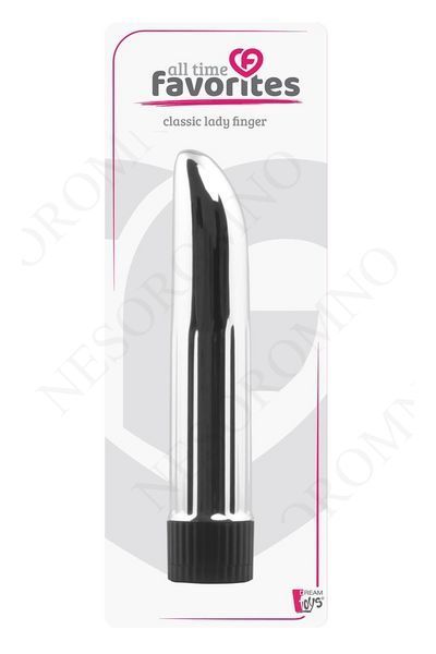 Вібромасажер DREAM TOYS CLASSIC LADY FINGER SILVER  DT21402 фото