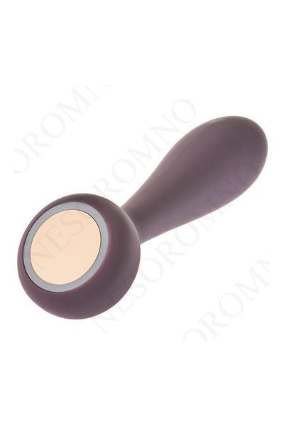 Вібромасажер двосторонній з функцією нагріву Dream toys Royal Fantasies Panacea фіолетовий DT21729 фото