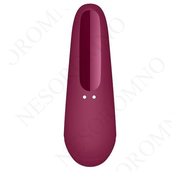 Безконтактний стимулятор клітора Satisfyer Curvy 1+ бордовий T360120 фото