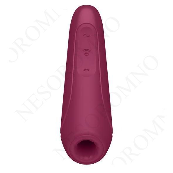 Безконтактний стимулятор клітора Satisfyer Curvy 1+ бордовий T360120 фото