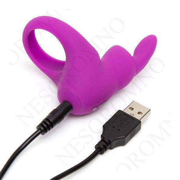 Ерекційне кільце з вібрацією Happy Rabbit Rechargeable Cock Ring Purple FS84681 фото