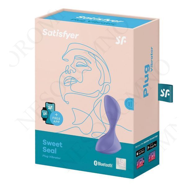 Анальний вібратор Satisfyer Sweet Seal з додатком, фіолетовий ST4006765 фото