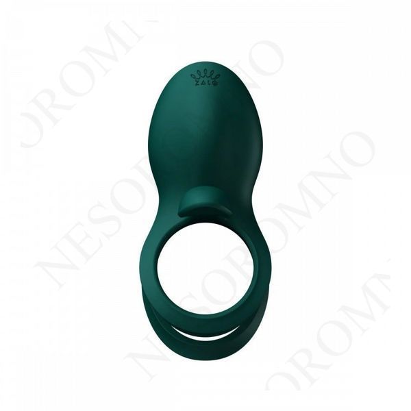Ерекційне вібро-кільце зі стимуляцією точки G ZALO BAYEK Green ZL03001 фото