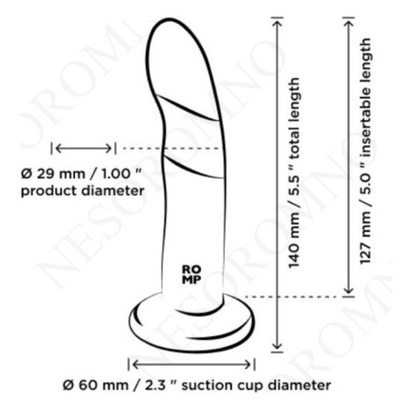 Комплект страпон + трусики ROMP Piccolo Pegging Kit 23568/RPSO1SG9 фото