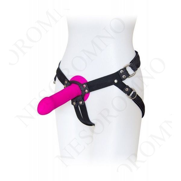 Трусики для страпону Adrien Lastic Strap-ON Harness чорні AD40779 фото