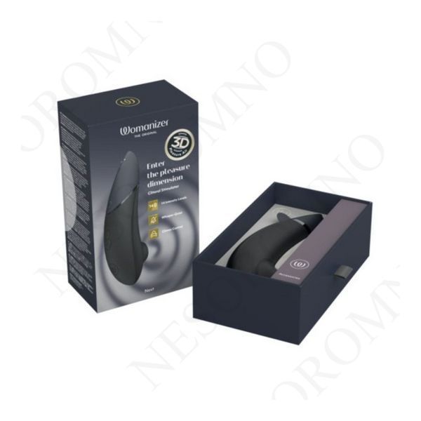 Вакуумний кліторальний стимулятор Womanizer Next Black, чорний 23667/WZNT1SG9 фото