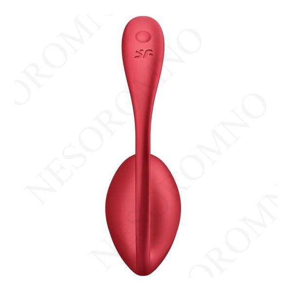 Вібратор в трусики Satisfyer Shiny Petal з додатком та пультом, червоний ST4002675 фото