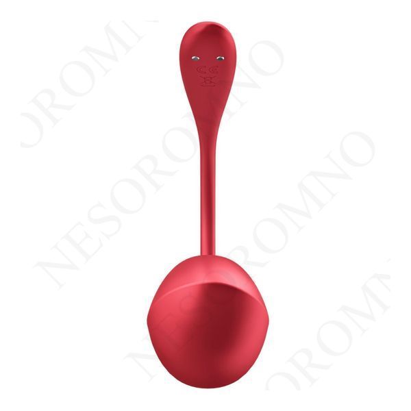 Вібратор в трусики Satisfyer Shiny Petal з додатком та пультом, червоний ST4002675 фото
