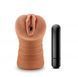 Мастурбатор реалістичний Blush M For Men Julieta з кулею, що вібрує, бежевий T331238 фото 1