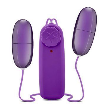 Віброяйце подвійне Blush B yours double pop eggs plum, фіолетовий T330764 фото