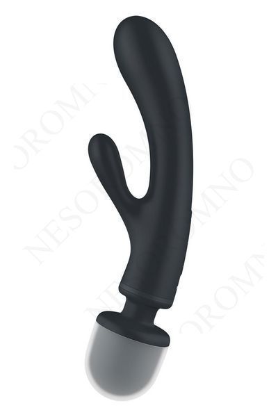 Вібратор-мікрофон Satisfyer Triple Lover потрійна дія, сірий ST4018201 фото