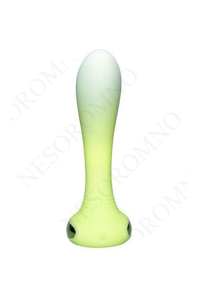 Універсальний вібратор з підсвічуванням Every Night Toys для точки G або P, зелений градієнт OD-6309GS фото