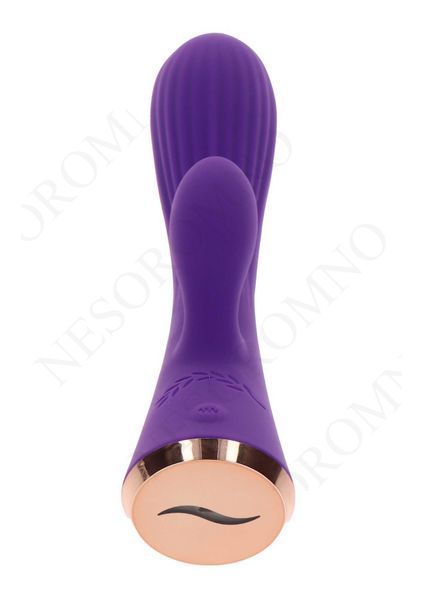 Вібратор із кліторальним відростком Toy Joy IVY фіолетовий TJ10523 фото