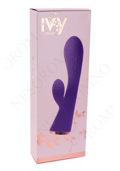 Вібратор із кліторальним відростком Toy Joy IVY фіолетовий TJ10523 фото