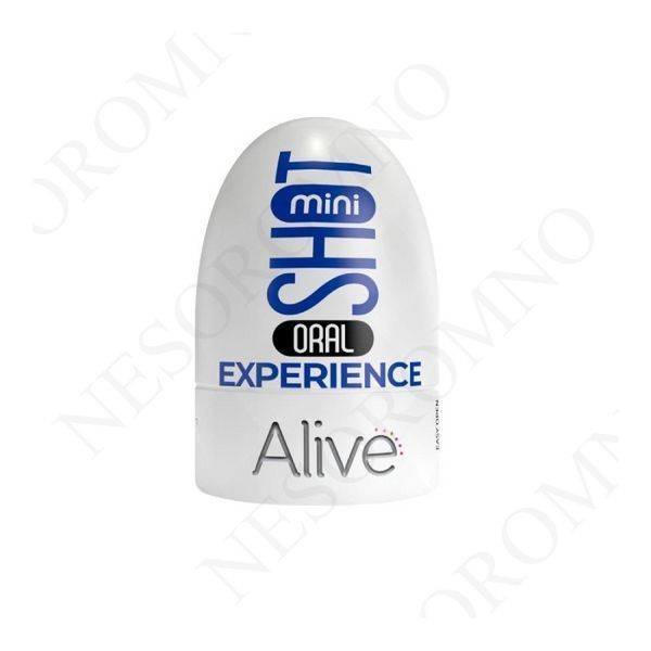 Кишеньковий мастурбатор Alive Mini Shot Oral Experience у вигляді рота AV30807 фото