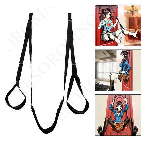 Секс-гойдалка на дверях Tentation Door Straps for Bad - Чорний- Садо-мазо X0000351 фото