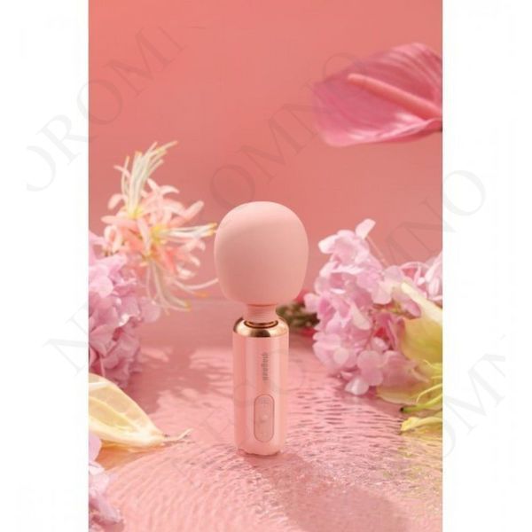 Вібратор-мікрофон Qingnan 5 Powerful Mini Wand Massager, рожевий Q95513 фото