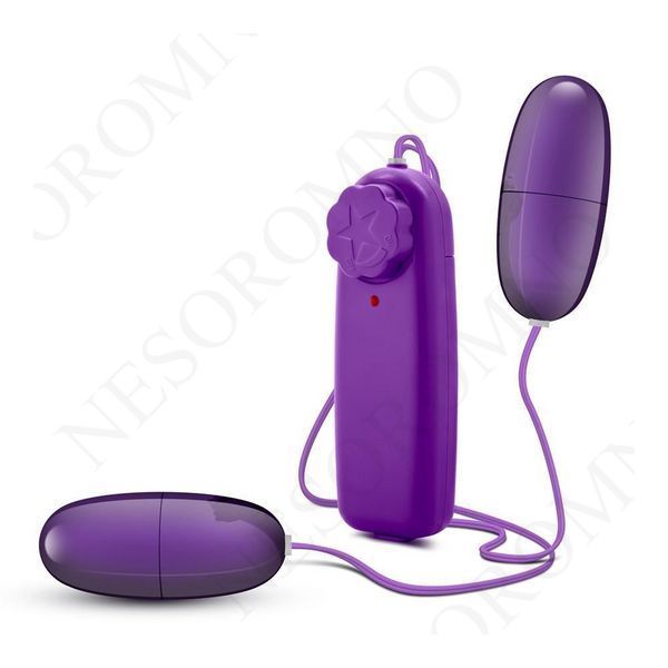 Віброяйце подвійне Blush B yours double pop eggs plum, фіолетовий T330764 фото